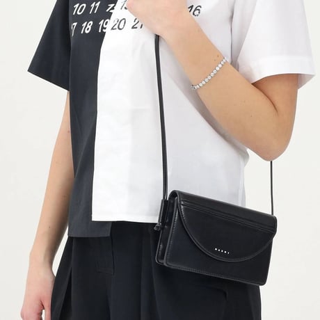 新品 marni signature logo shoulder bag