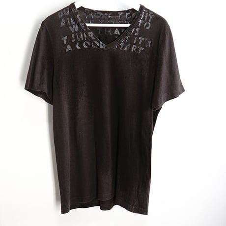 maison margiela ”AIDS T"  brown