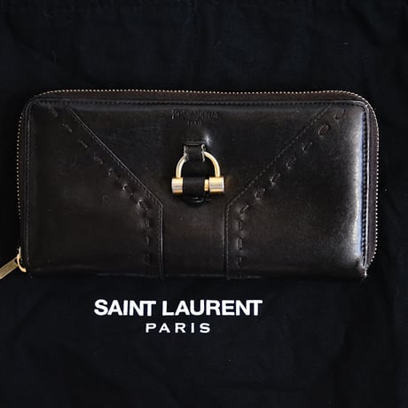 saint laurent leather wallet