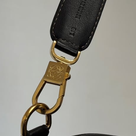 loewe leather bag "anton" one shoulder black