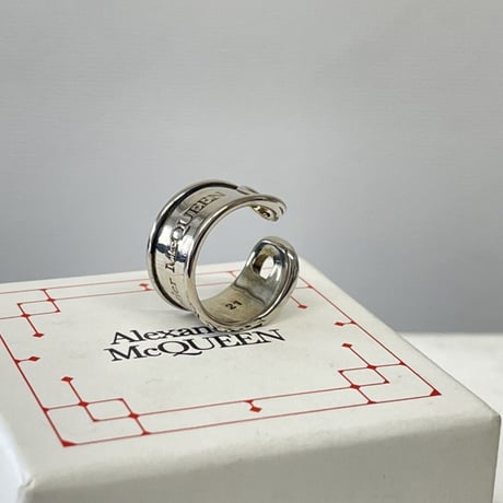 新品 alexander mcqueen 2021aw silver ring