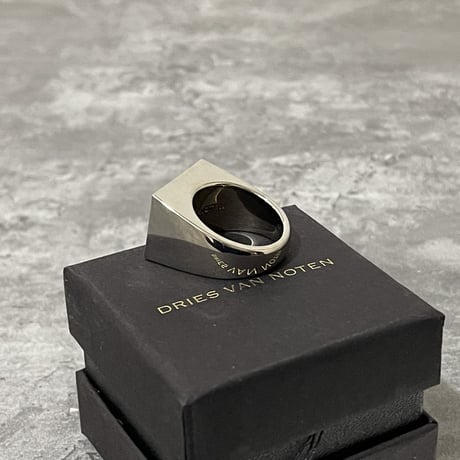 新品 dries van noten 2022aw signet silver ring