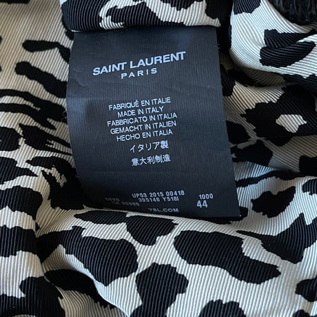 saint laurent paris by hedi slimane double riders jacket