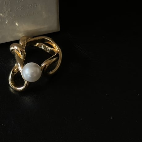 maison margeait "ここのえ期" pearl ring