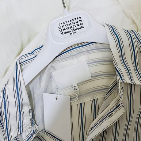 新品 maison margiela "白タグ” sheer shirt