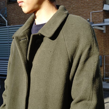 vintage wool coat green