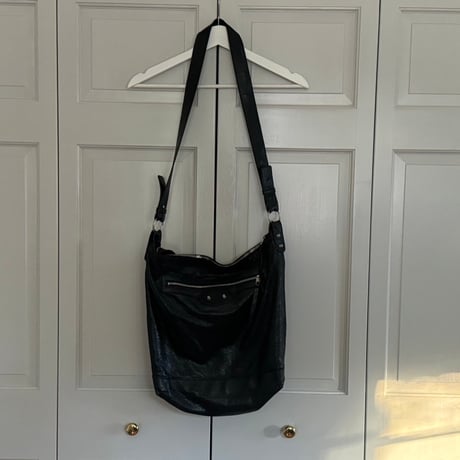 balenciaga leather shoulder bag "city"