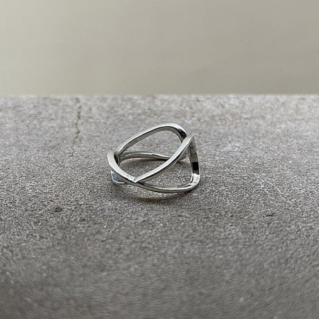 atelier sample silver925 ring"wave" 14号