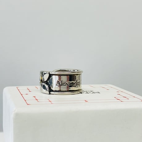 新品 alexander mcqueen 2021aw silver ring