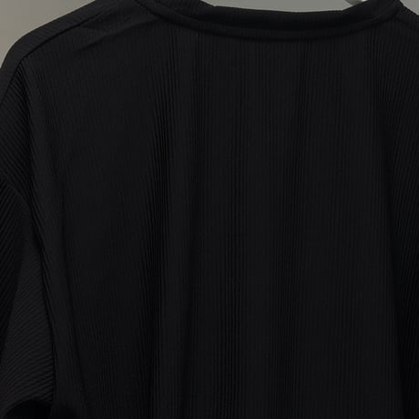 factory sample pleats oversize tops black