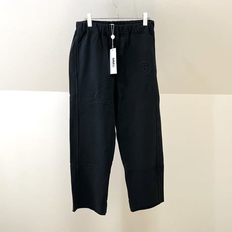 新品 mm6 maison margiela 2021ss eazy sweat pants black