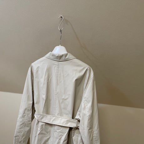 新品 mm6 maison margiela 2020ss fake leather coat 36