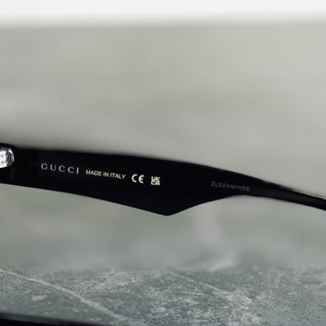 新品 gucci 2024ss square black sunglass