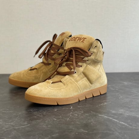 loewe anagram leather boots 41