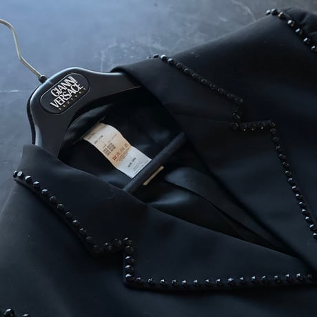 新品 gianni versace studs set up suit 52