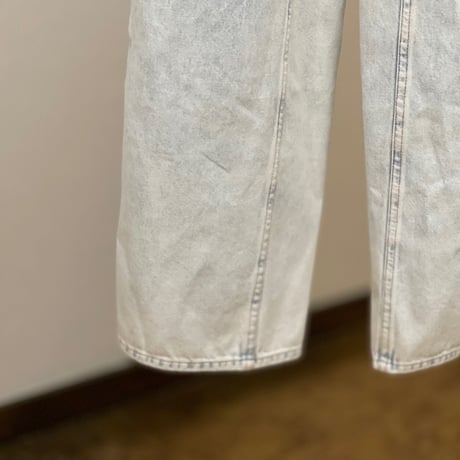 新品 mm6 maison margiela 2019ss bleach wide denim pants