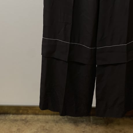 新品 marni 2020ss silk wide pants 46