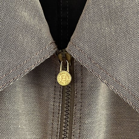fiend logo zip up jacket