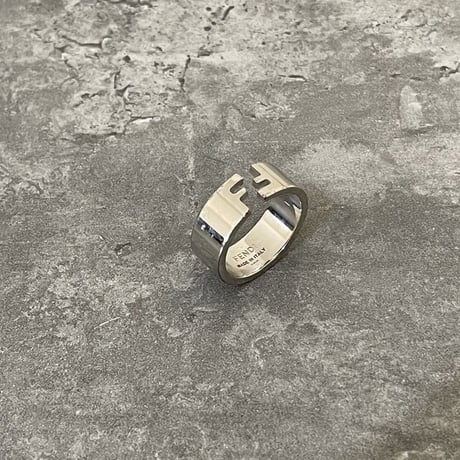 fendi 2021ss silver ring