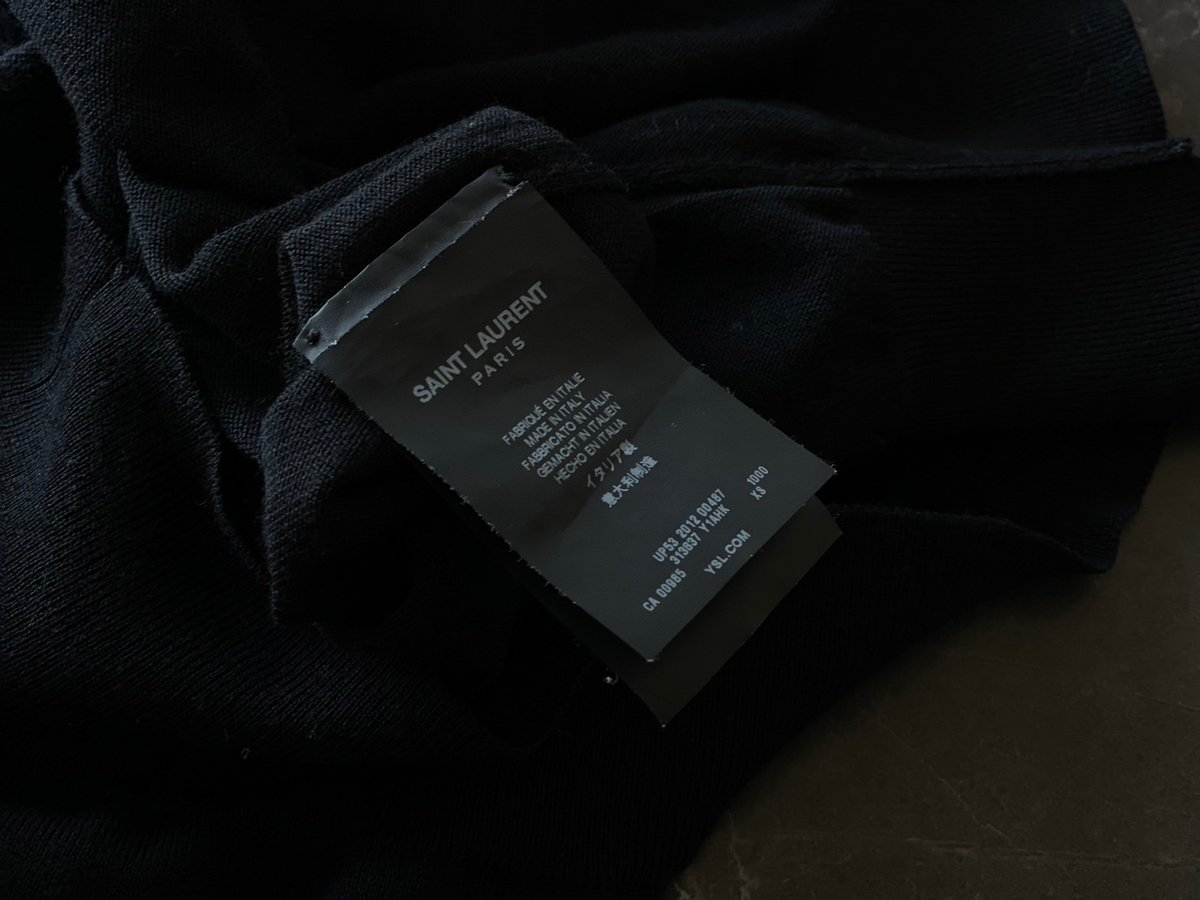 トップス Saint Laurent Paris knit Edi Slimane saint laurent paris by hedi slimane knit | requ