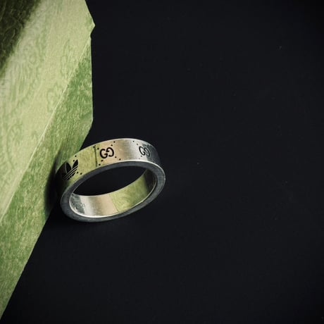 gucci adidas silver ring 23号