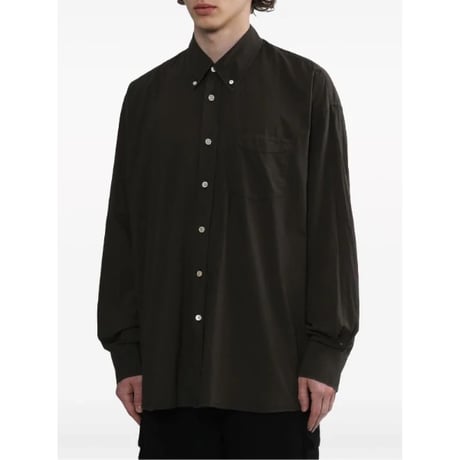 新品 our legacy black borrowed shirt