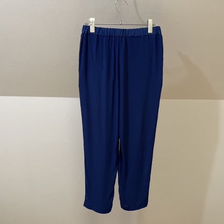 新品 marni silk eazy pants blue