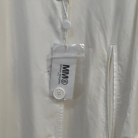 新品 mm6 maison margiela "白衣” motif coat