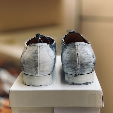 新品 maison margiela 2021ss "penki" leather shose