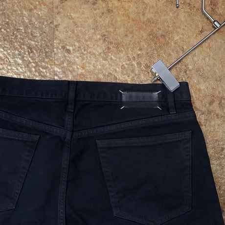 新品 maison margiela 2020aw garment dyed cut off Jeans