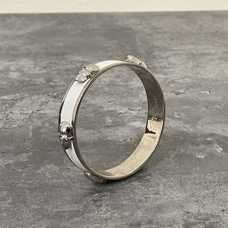 新品 alexander mcqueen 2021ss silver bangle
