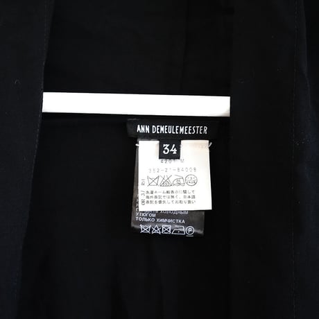 ann demeulemeester asymmetry jacket