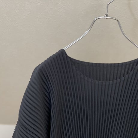新品 homme plisse issey miyake 2022aw pleats tops black