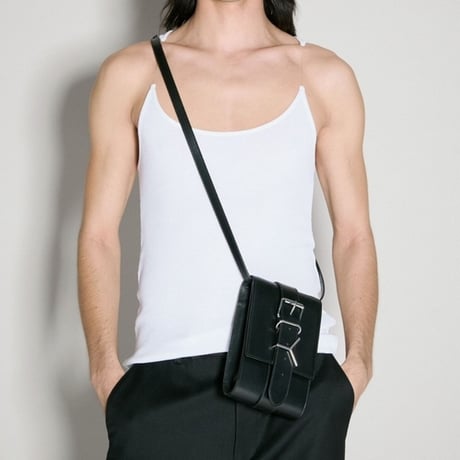 新品 yproject leather shoulder bag