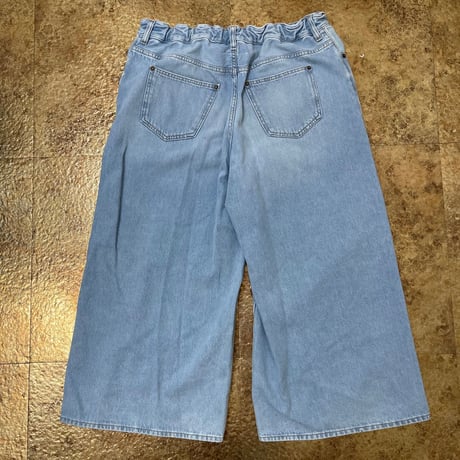 mm6 maison margiela 2020 draw string wide denim
