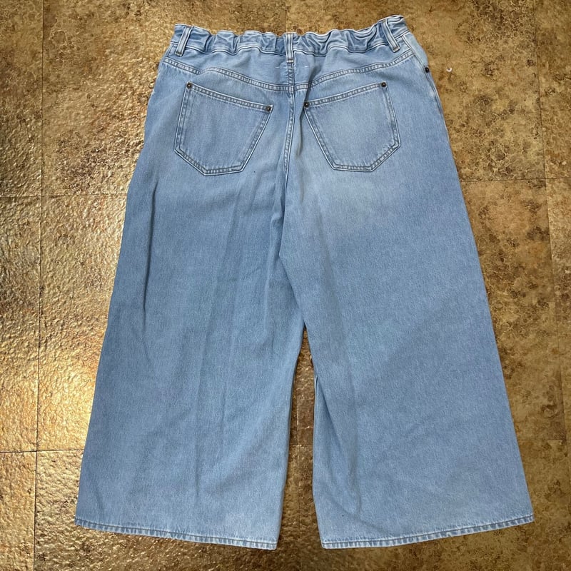 mm6 maison margiela 2020 draw string wide denim mm6 maison margiela 2020 draw string wide denim