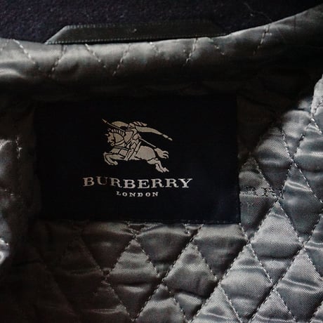 BURBERRY cashmere wool coat  navy