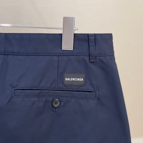 新品 2019ss balenciaga chino pants navy 48