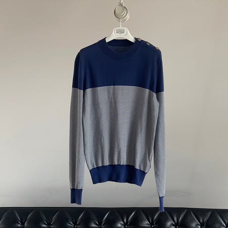 maison margiela shoulder button knit