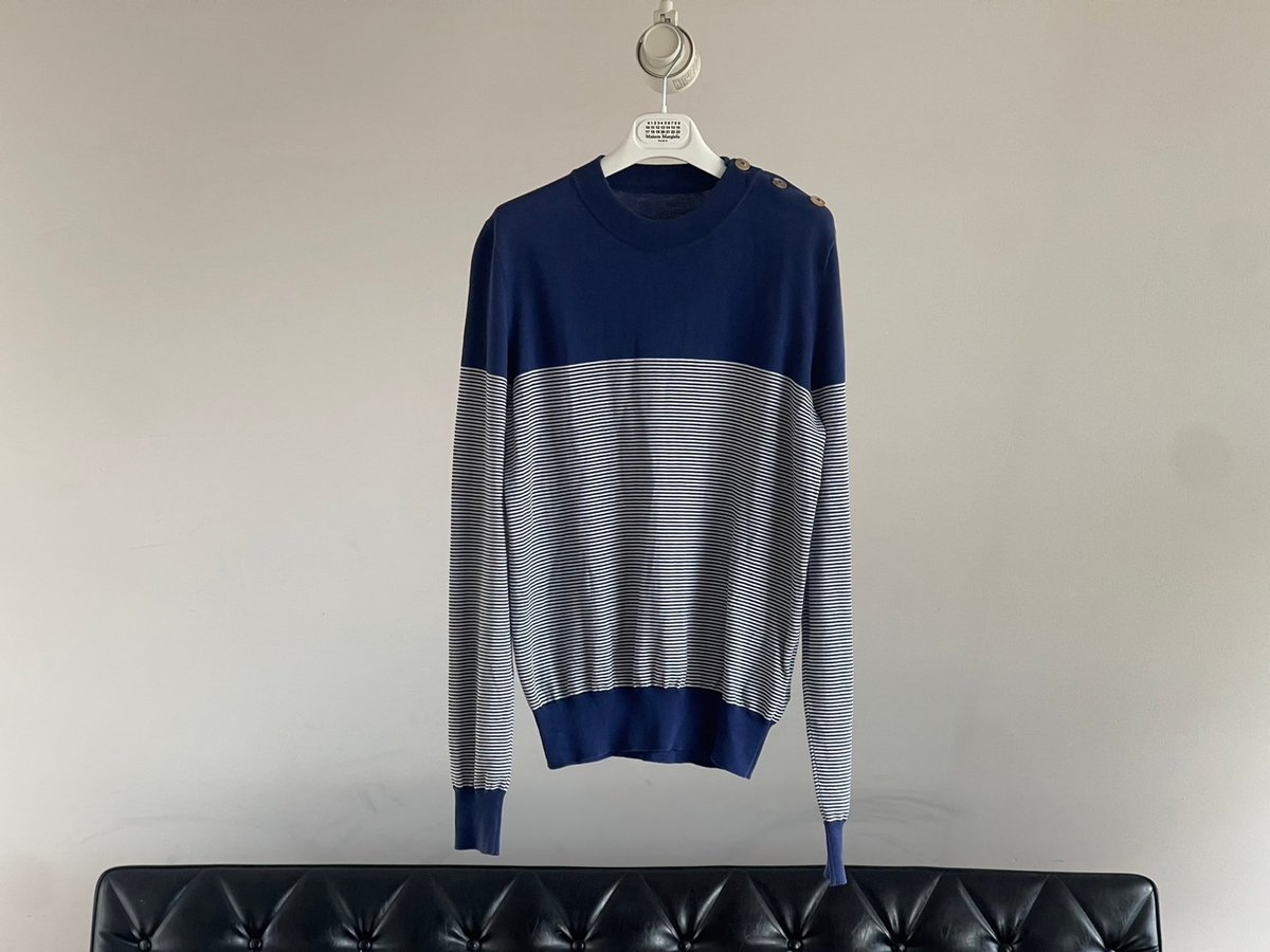 maison margiela shoulder button knit | requality