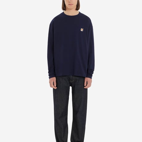 新品 maison kitsune 2023aw fox head tops L