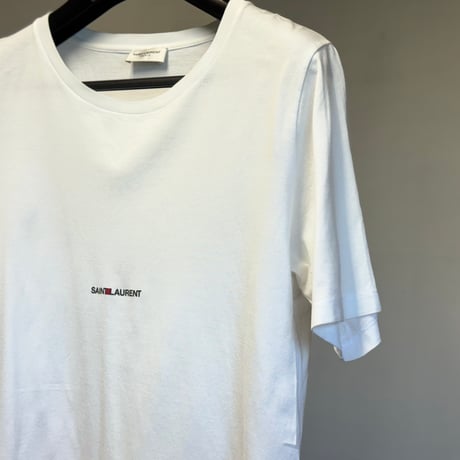 saint laurent paris box logo tops M