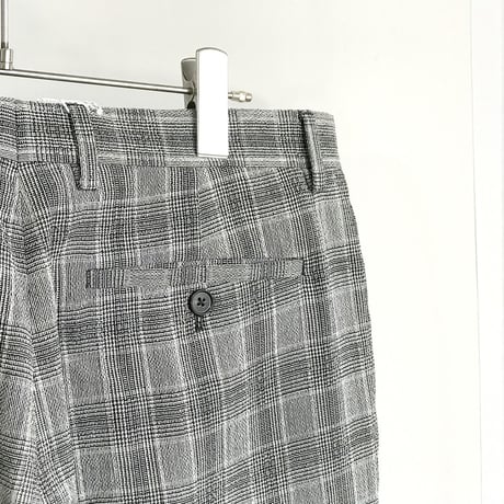 新品 maison margiela check trousers