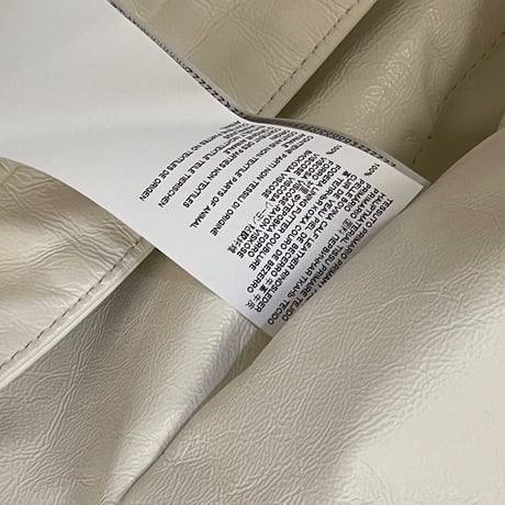 新品 mm6 maison margiela 2020ss leather jacket