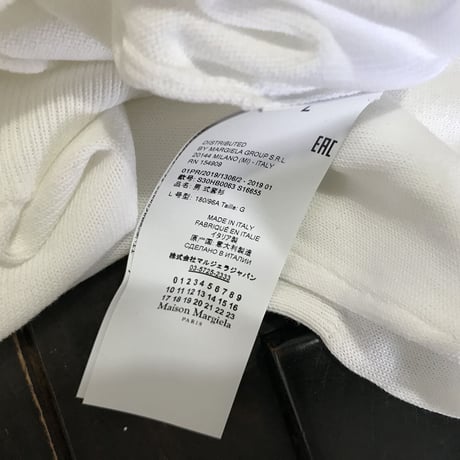 新品 maison margiela 2019ss elbow patch knit L