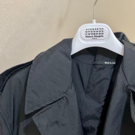 新品 maison margiela 2019ss trench coat black 40