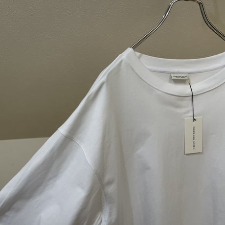 新品dries van noten 2022SS over size tops white