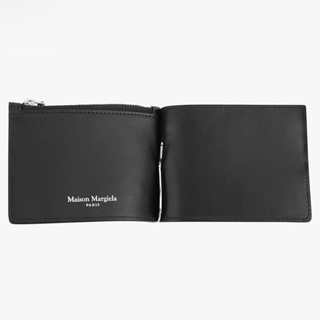 新品 maison margiela money clip leather wallet