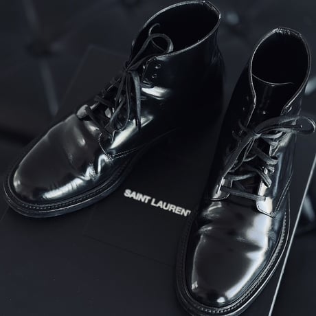 saint laurent paris leather boots