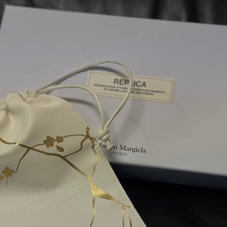 【box付】新品 maison margiela calendar tag "巾着" pouch